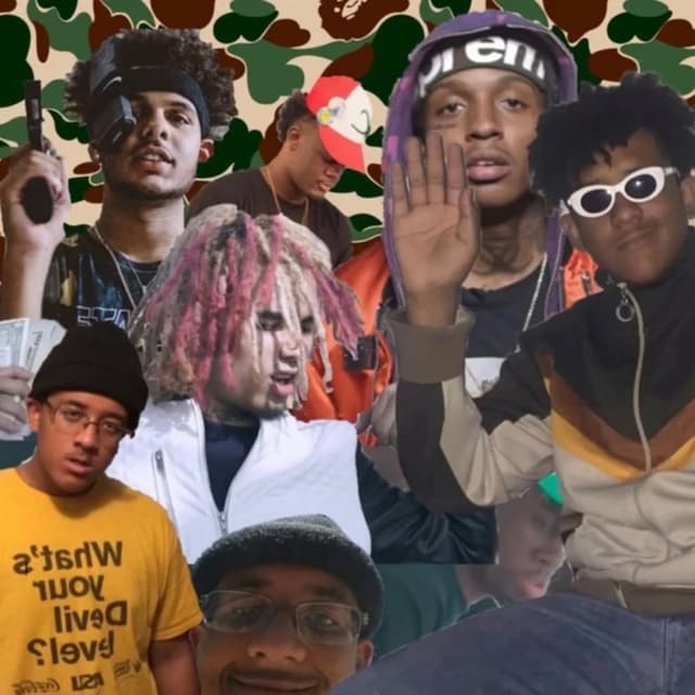 Album cover art for Thick Niggas and Anime Tiddies