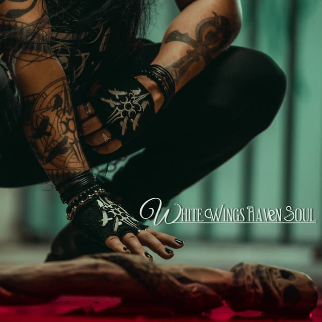 Album cover art for White Wings Raven Soul