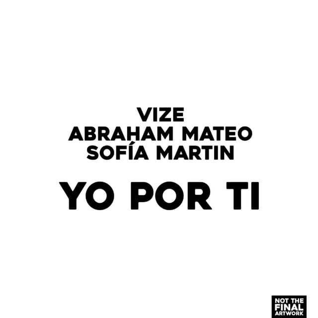 Album cover art for Yo Por Ti