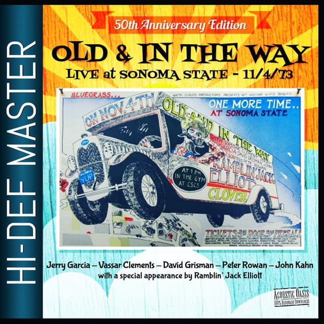 Album cover art for Old & In The Way (Live at Sonoma State, 11/4/73)