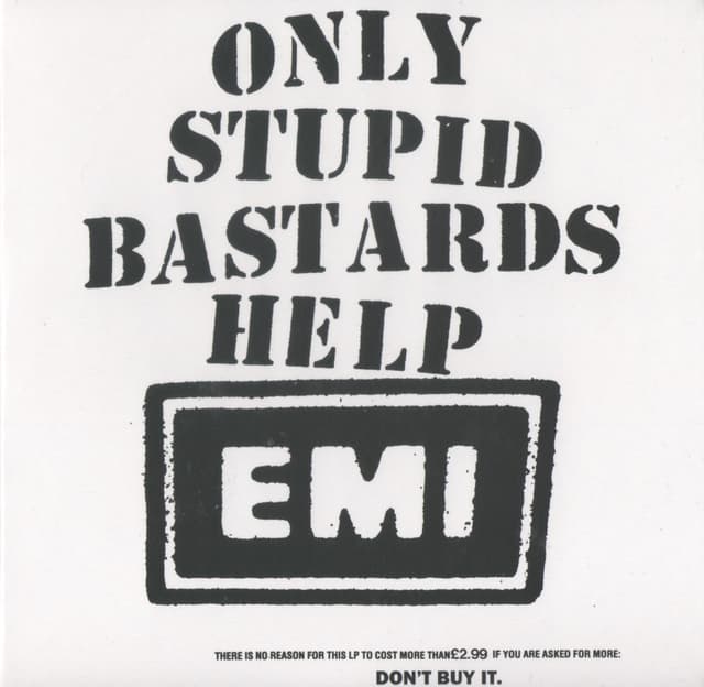 Album cover art for Only Stupid Bastards Help EMI