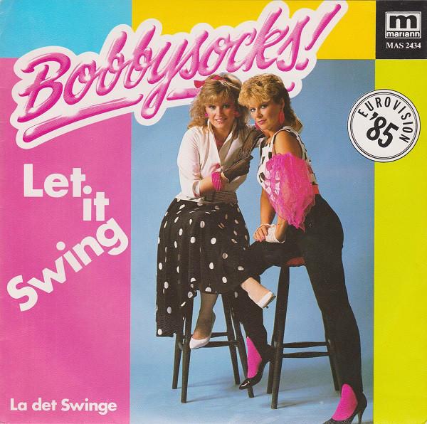 Album cover art for Let It Swing