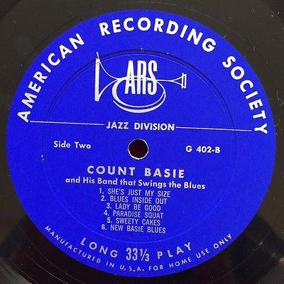 Album cover art for Count Basie And His Band That Swings The Blues