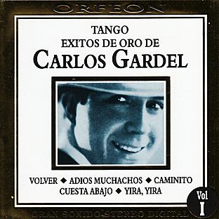 Album cover art for Tango - Exitos De Oro De Carlos Gardel