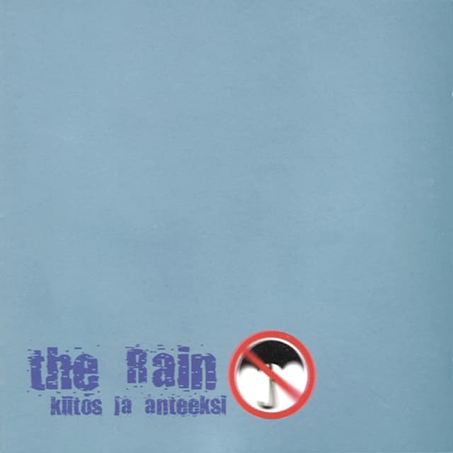 Album cover art for Kiitos ja anteeksi