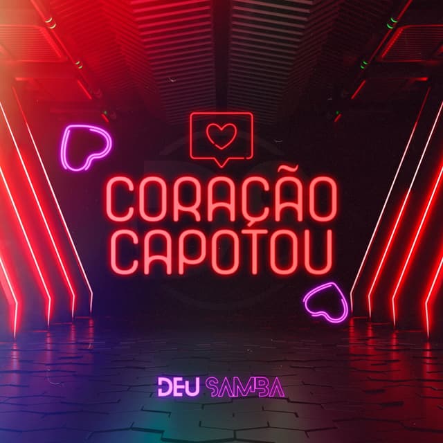 Album cover art for Coração Capotou