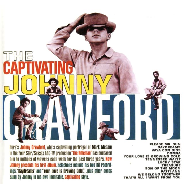 Album cover art for The Captivating Johnny Crawford
