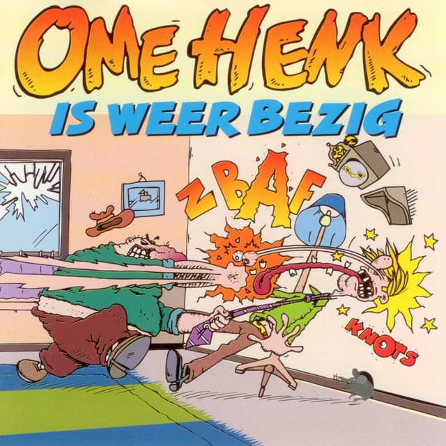 Album cover art for Ome Henk is weer bezig
