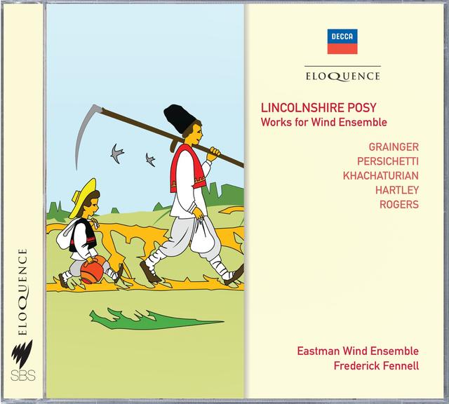 Album cover art for Lincolnshire Posy - Works For Wind Ensemble