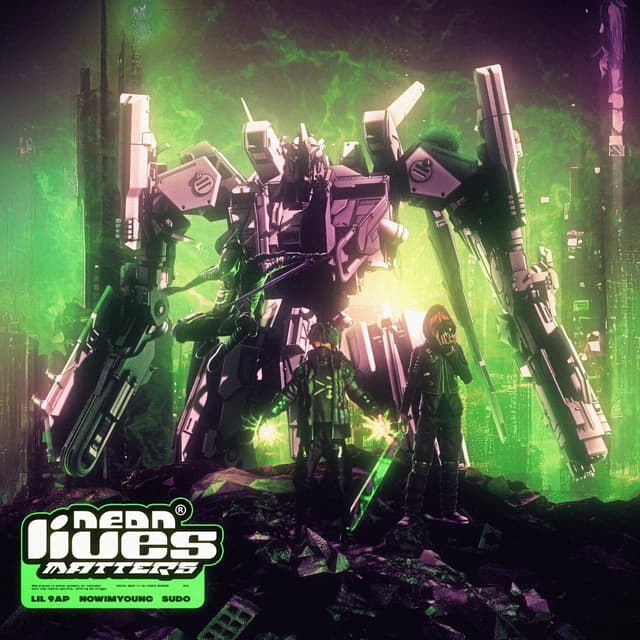 Album cover art for Neon Lives Matter