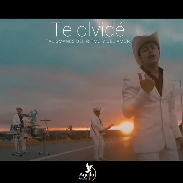 Album cover art for Te Olvidé