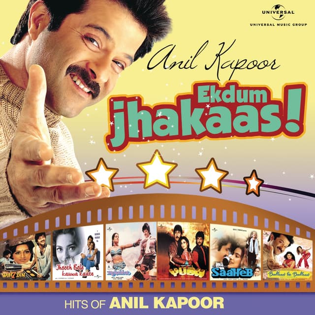 Album cover art for Ekdum Jhakaas! - Hits Of Anil Kapoor