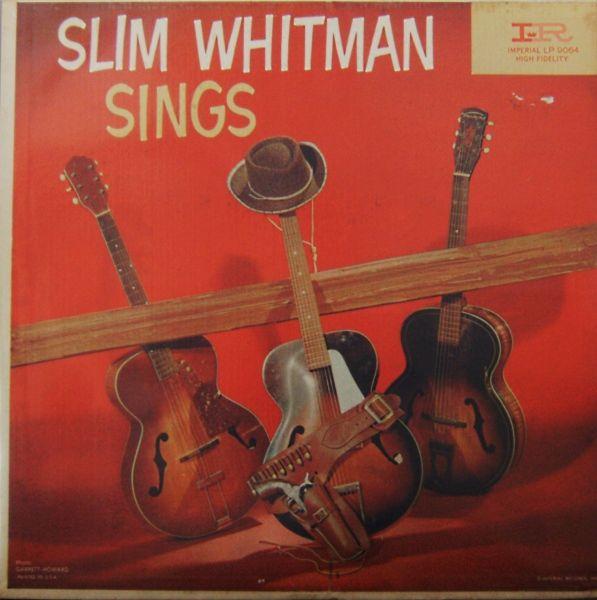 Album cover art for Slim Whitman Sings