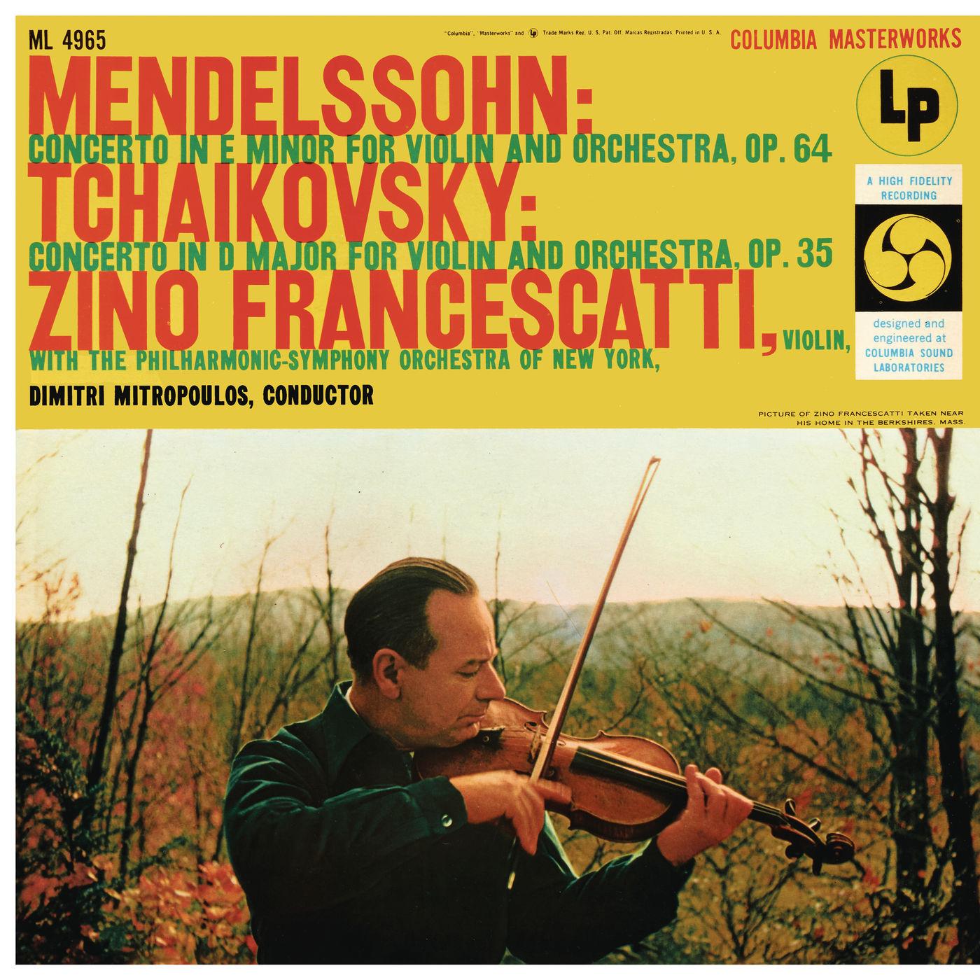 Mendelssohn: Violin Concerto in E Minor, Op. 64 - Tchaikovsky: Violin Concerto in D Major, Op. 35