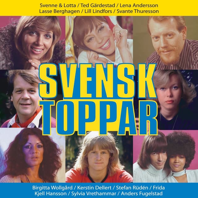 Album cover art for Svensktoppar