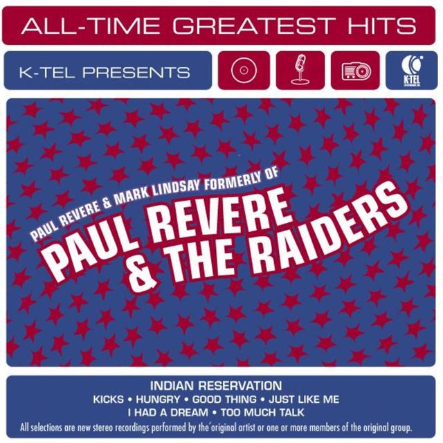 Album cover art for Paul Revere & Mark Lindsay: All-Time Greatest Hits