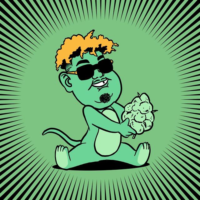 Album cover art for Souris verte