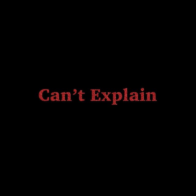 Album cover art for CAN'T EXPLAIN COLLECTION