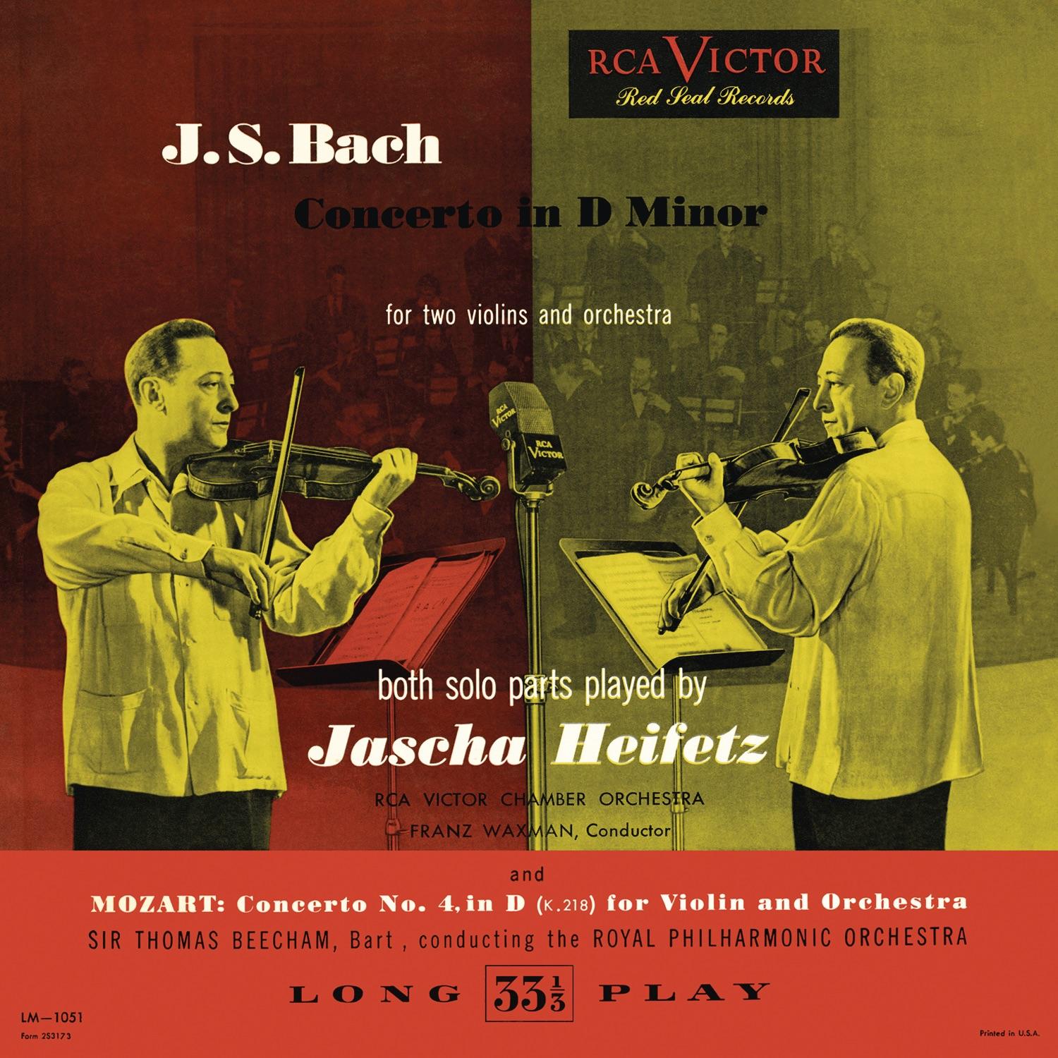 Bach: Concerto For Two Violins, Bwv 1043 In D Minor; Mozart: Violin Concerto No. 4, K. 218, In D