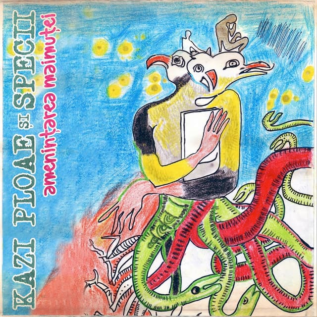Album cover art for Amenințarea maimuței