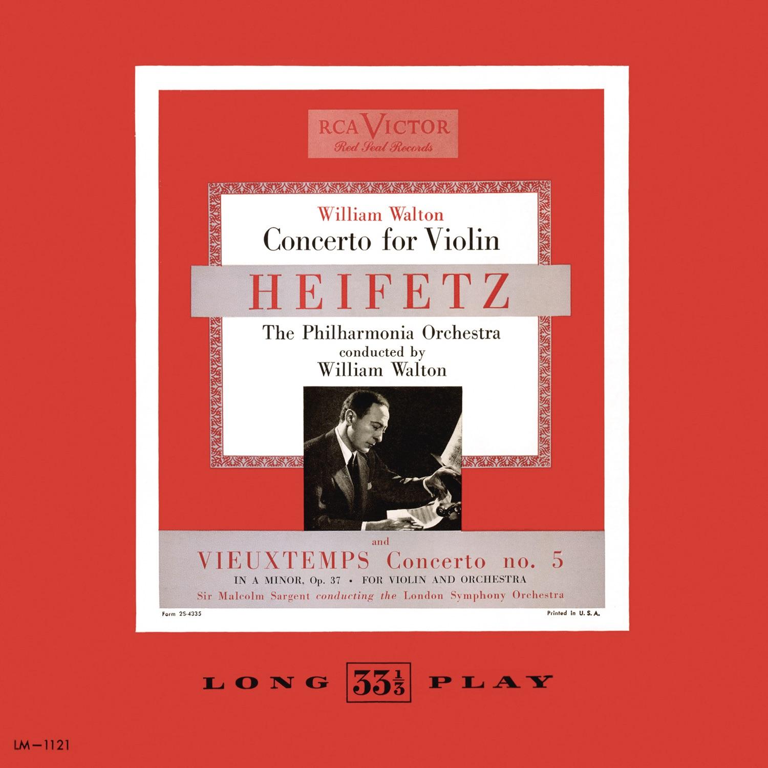 William Walton: Concerto For Violin In B Minor; Vieuxtemmps: Violin Concerto No. 5, Op. 37 In A Minor