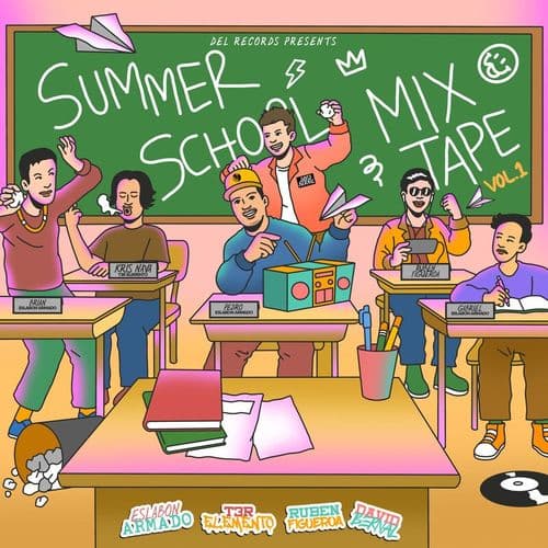 Album cover art for Del Records Presents: Summer School Mixtape, Vol. 1