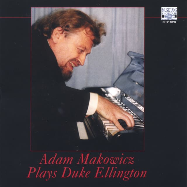 Album cover art for Adam Makowicz Plays Duke Ellington
