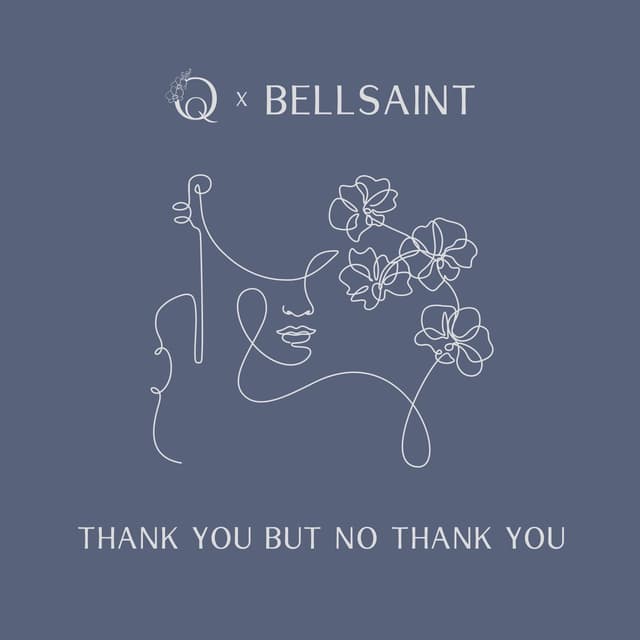 Album cover art for thank you but no thank you (Orchid Quartet Version)
