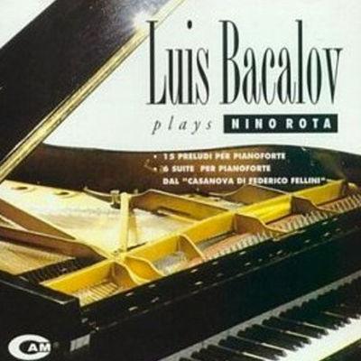 Album cover art for Luis Bacalov Plays Nino Rota