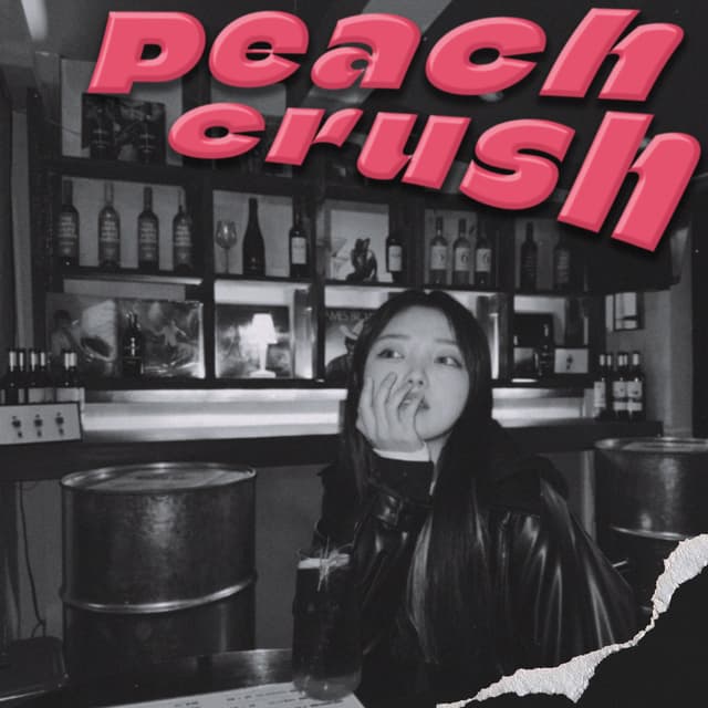 Album cover art for PEACH CRUSH