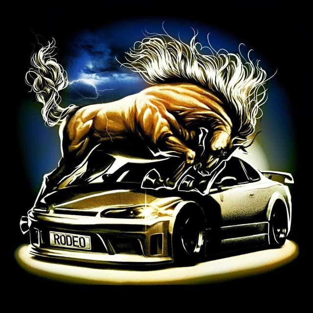 Album cover art for rodeo