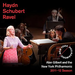 Album cover art for Haydn, Schubert, Ravel