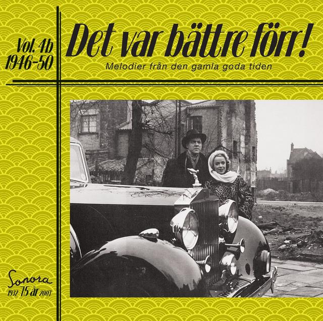 Album cover art for Det Var Bättre Förr Volym 4 B 1946-50