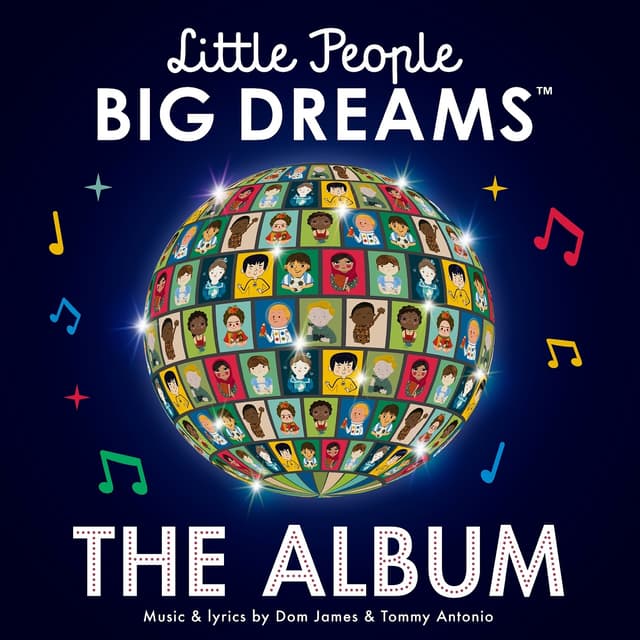 Album cover art for Little People, Big Dreams: The Album