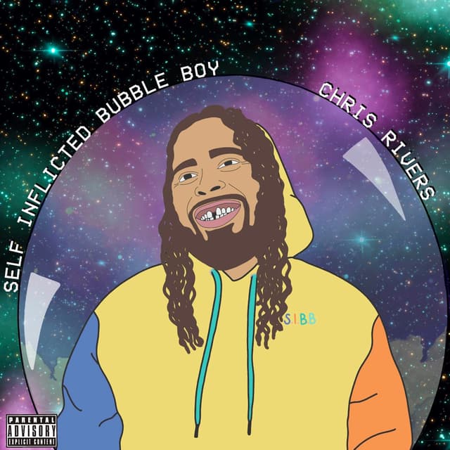 Album cover art for Self Inflicted Bubble Boy