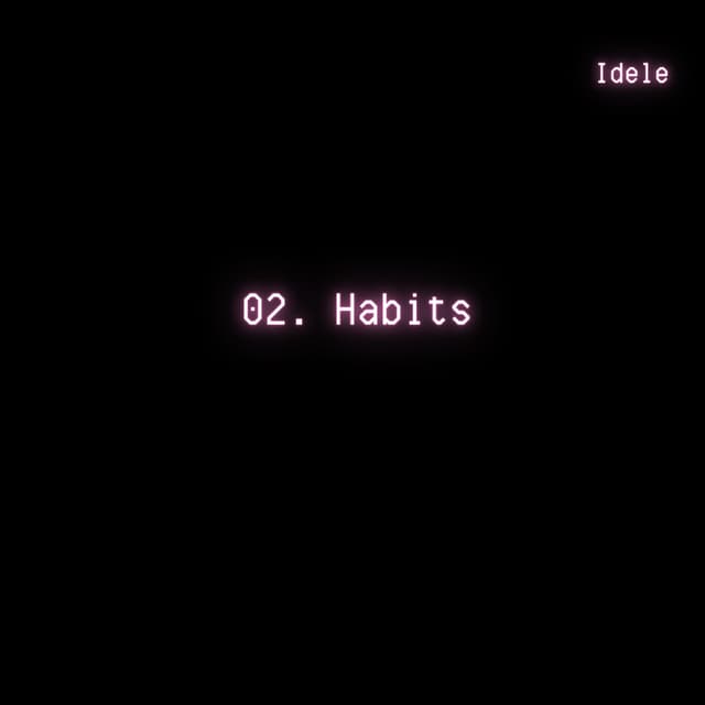 Album cover art for Habits