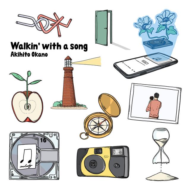 Album cover art for Walkin' with a song