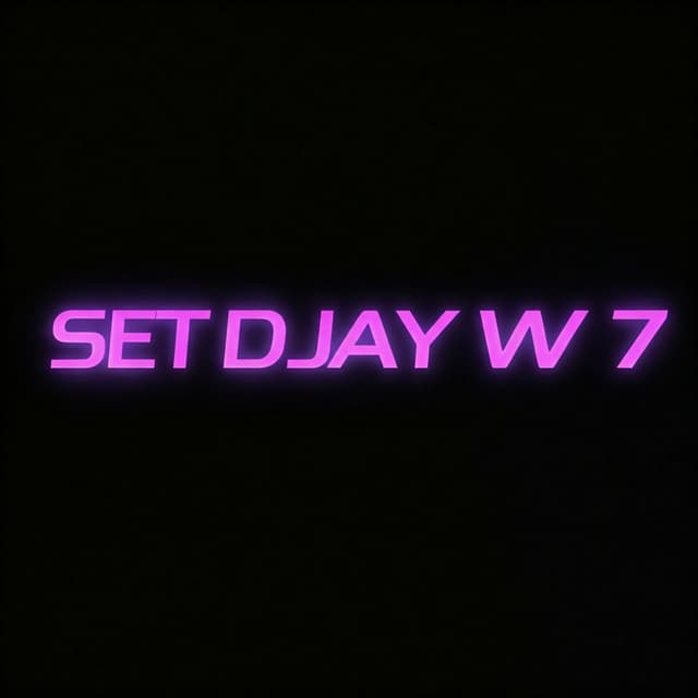Album cover art for Set Djay W 7