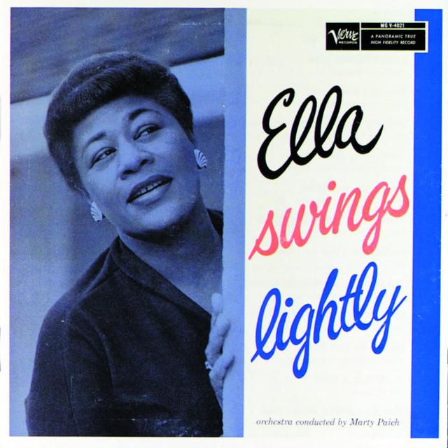 Album cover art for Ella Swings Lightly