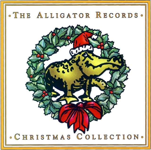 Album cover art for The Alligator Records Christmas Collection