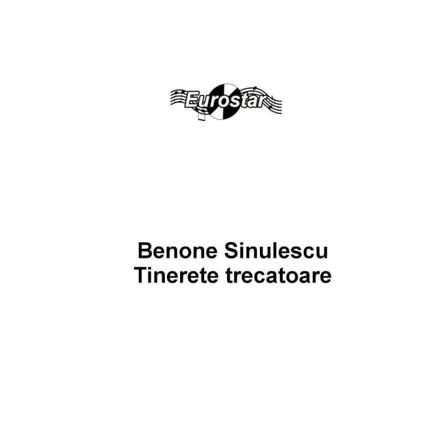 Album cover art for Tinerețe Trecătoare