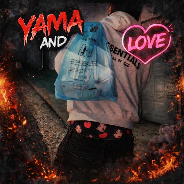 Album cover art for YAMA and LOVE