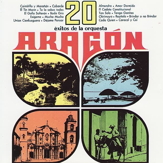 Album cover art for 20 Exitos De La Orquesta Aragon