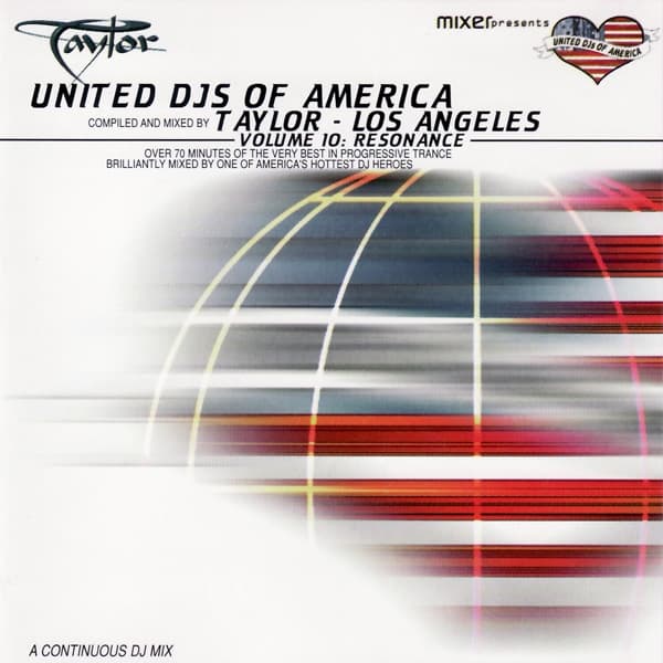 Album cover art for United DJs of America, Volume 10: Resonance