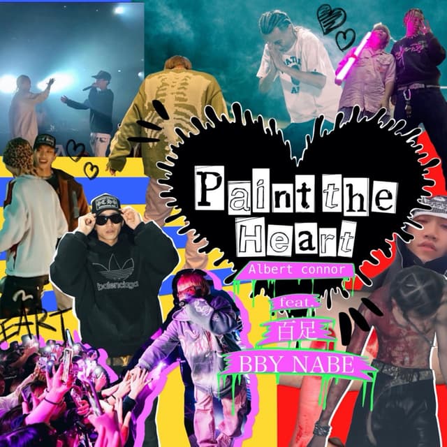 Album cover art for Paint the Heart (feat. Mukade & Bby Nabe) - Single