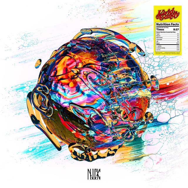 Album cover art for Vivid Candy