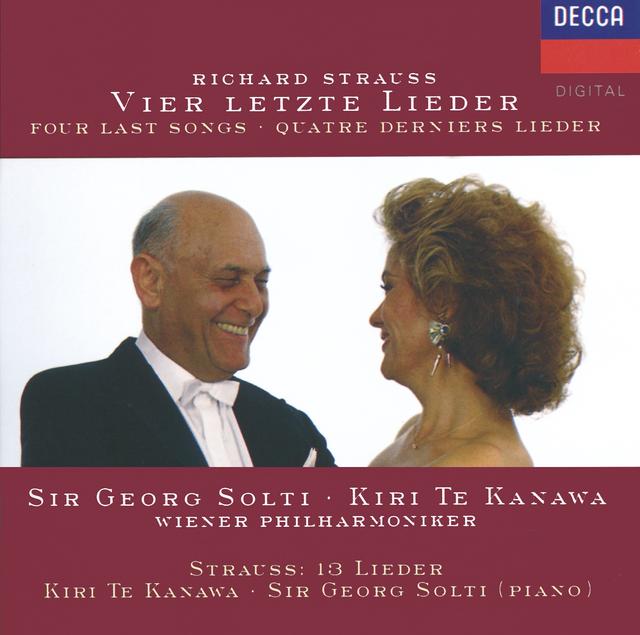Album cover art for Strauss: Vier Letzte Lieder; Die Nacht; Allerseelen