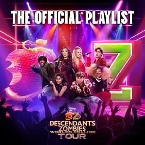 Album cover art for Descendants/Zombies: Worlds Collide Tour Official Playlist