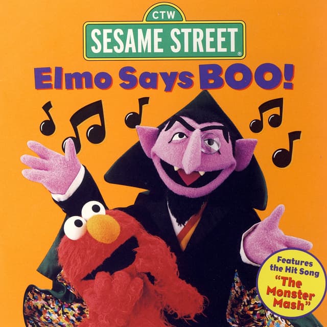 Album cover art for Elmo Says BOO!
