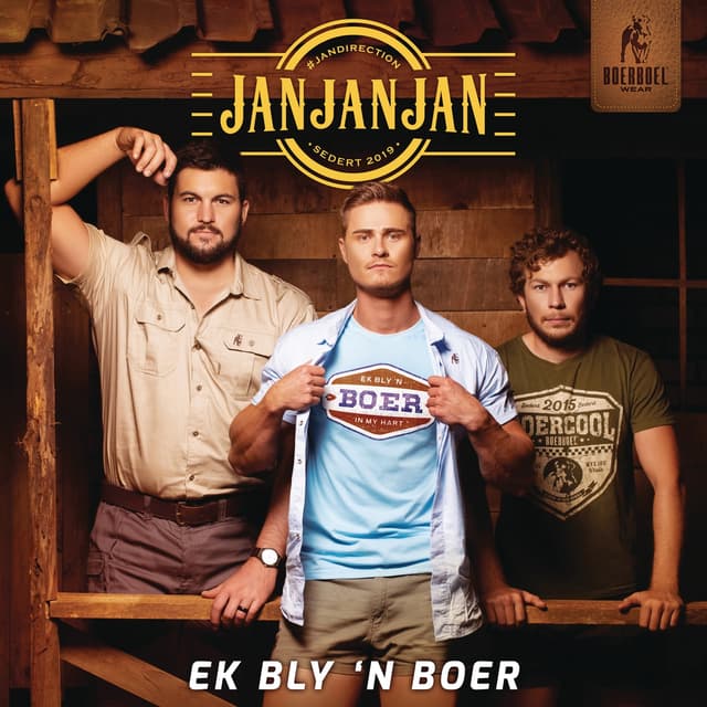 Album cover art for Ek Bly 'n Boer